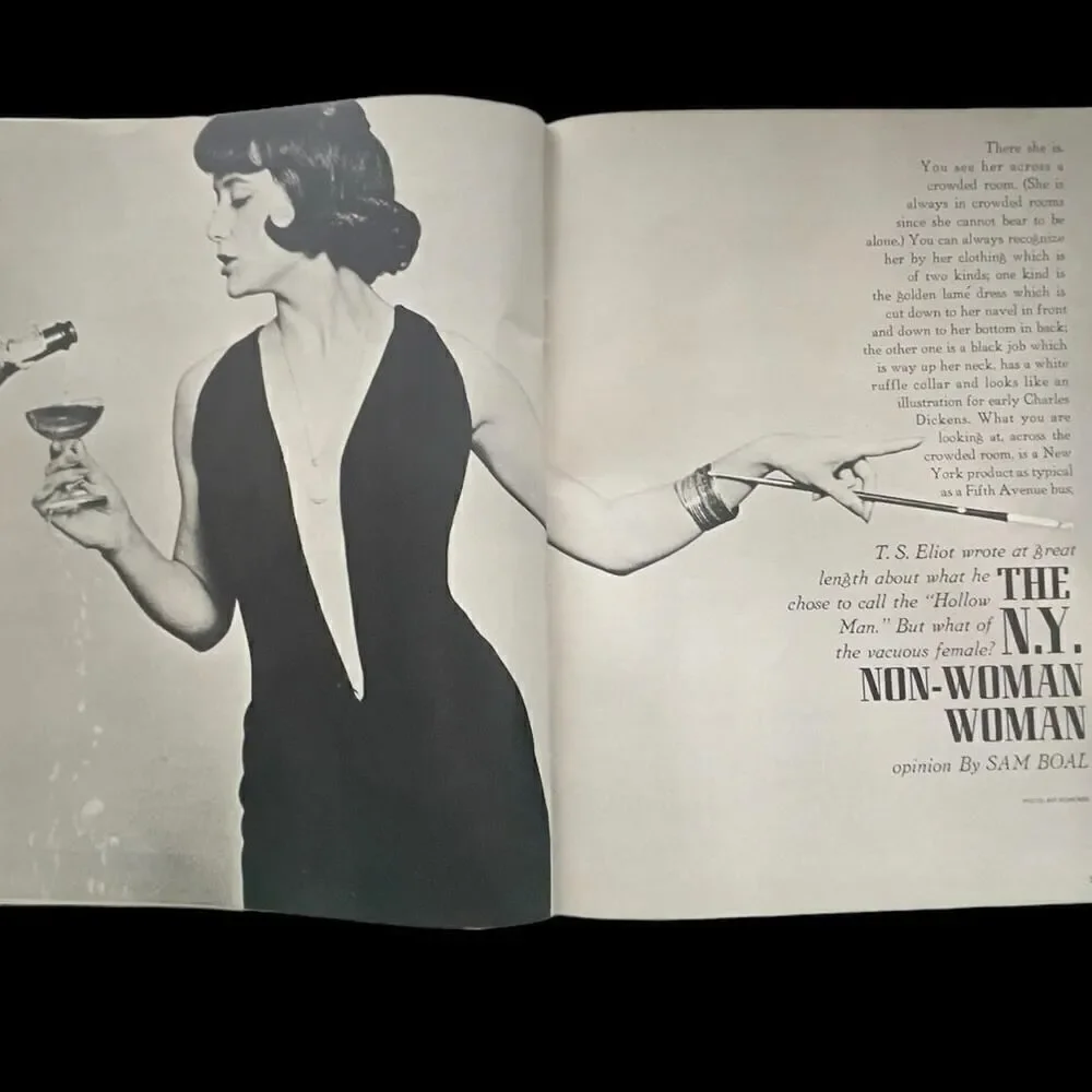 Rogue Magazine, July 1962 Second City Chicago photos, nude pinups bachelor gift
